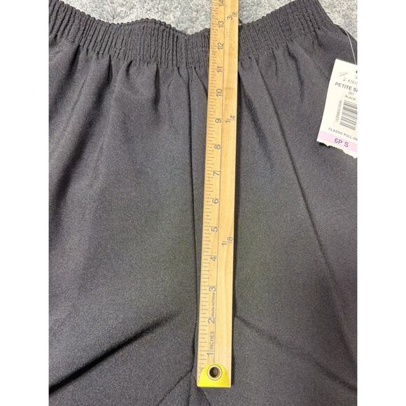 Allison Daley Women's Pants 6P Black High Rise Classic Pull-On Pockets New - Picture 8 of 9
